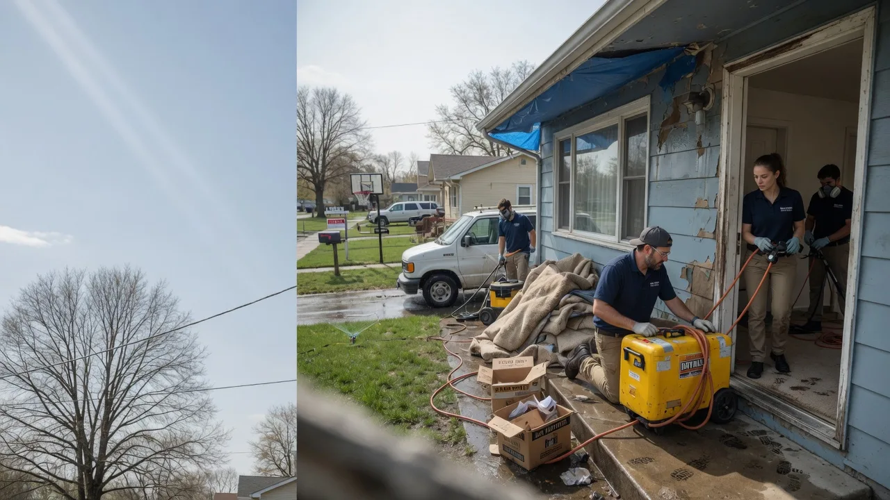 Basement Flood Cleanup in Germantown, WI near me